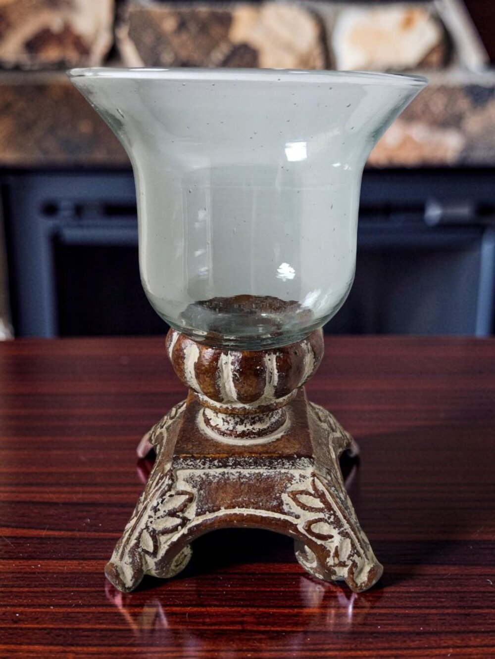 Vintage Southern Living at Home Historic Bell Jar Candle Holder